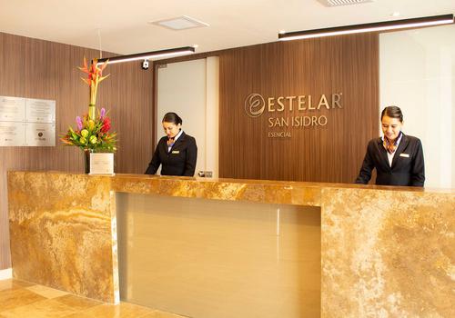 RECEPCIÓN 24 HORAS Hotel ESTELAR San Isidro Lima